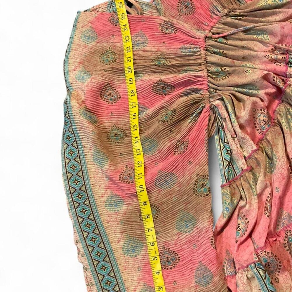Anisa spain boho tiered kaftan - Picture 6 of 7